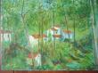 Hameau Fontcouverte derrière la Mairie 
Huile sur toile 33x41 cm 
200€