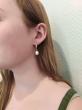 Boucles d'oreilles en or perles eau douce