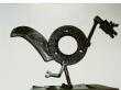 poule ayant trouvé un couteau