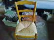 assise refaite en paille de seigle finissant en banquette