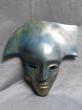 Masque en terre cuite peinte et cirée. En vente sur Luckyfind.fr