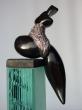 Equilibriste
Marbre,verre,pigments,argent
51x21x20cm
