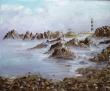 huile
brumes sur les rochers d'Ouessant