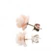 Boucle d´oreille en corail et or