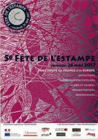 FÊTE DE L'ESTAMPE AVEC MANIFESTAMPE , Jean-Pierre GUAY Atelier d'estampe Croqu'Vif ®