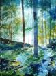 sous-bois aquarelle