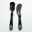 Set de Caviar, corne de buffle noir