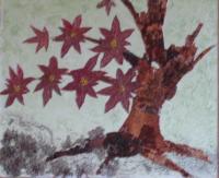 46. ARBRE MORT FLEURI - Ecorce de bouleau - Liquidambar - 35/45 cm , NICOLE BOURGAIT THIERRY LE SET DES FLEURS