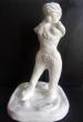 la force et la faiblesse sculpture en plâtre