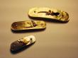 barrettes nacre écaille argent