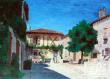 Place Sainte Foy <br>50x70 cm <br>Acrylique sur toile