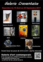 EXPOSITION DE SCULPTURES,GALERIE CRAVANTAISE , RICHARD Gabriel