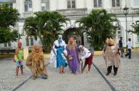 Sortie Fort de France 'Atelier Masques Martinique , Sylviane Enéléda artisant d'art