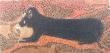 mosaique  Le chien et sn maître - création symbolique -tesselles de 5mm collés sur contre plaqué monté sur chassis en bois 40x60cm