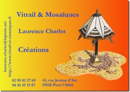 Logo de Laurence Charlot Atelier Vitrail et Mosaïques