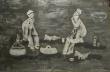 les pauvres gens- acrylique sur toile