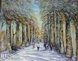 HULE SUR TOILE : LE JARDIN PUBLIC (SICILE)