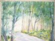 sous-bois aquarelle 46x61 cm