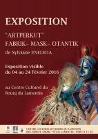 Expo 'ARTPERKUT' de Sylviane Enéléda , Sylviane Enéléda artisant d'art
