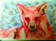 Renard Roux  Pastelles sur papier 