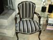 description Cabriolet style Louis XV  tissu Romo