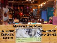 Marché de Noel à Lure , isabelle jardon les arts du cuir