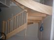 escalier en pin 2 /4 tournant