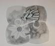 Papillon -Dessous de plat puzzle -Porcelaine