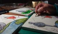 Expo vente , marie-laure peltier couleurs d'envie