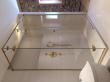 grande cabine de douche en verre finition laiton doré
#en verre et contre tout ( Avignon )