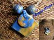 Collier carré rond polymère