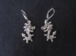 boucles d'oreilles en argent massif