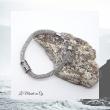 bracelet homme tissage viking fil acier inoxydable