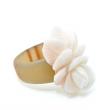 descriptionbague en corne de buffle et corail