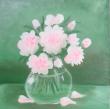 Bouquet de pivoine 1 N°16 40X40 Huile 50 Euros