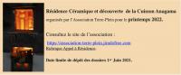 9ème résidence d'artiste -Céramique - Cuisson Anagama , Association Terre-Plein promotion de la céramique contemporaine , organisation de résidences d'artistes 