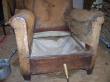 Fauteuil club avant restauration