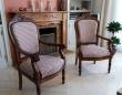 Fauteuils tissu JEAN PAUL GAUTIER 