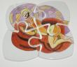 Femme - Dessous de plat puzzle -Porcelaine