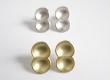 Stephane Landureau - Boucles d'oreilles doubles coupelles