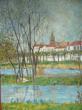 Saintes l'hiver, inondation 
huile sur toile 
50x70 cm
400€