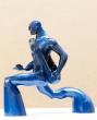 Le Semeur, Aluminium peint, L.21 x l. 11 x H. 18 cm