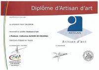 Titre d'Artisan d'Art , Cathy de Moussac Baba Figue Créations