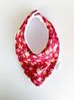 Bavoir bandana en coton certifié Oeko-tex et éponge de bambou bio.