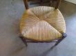 assise refaite en paille de seigle