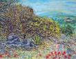 HUILE SUR TOILE : PRINTEMPS EN SICILE 65X50