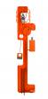Horloge Pop Up Squeleton (orange)