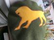 Casquette style kangol yellow Lion  100% laine 
