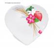 Assiette coeur Tiaré