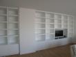 ensemble bibliothèque laquée blanc